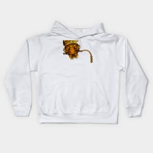 Small fungus beetle under the microscope Kids Hoodie